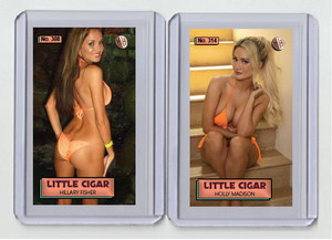 Holly Madison rare MH Little Cigar #'d 2/3 Tobacco card no. 314