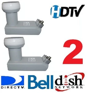 2 X   DSS SQUARE LNB DISH NETWORK BELL DIRECTV FTA SATELLITE LNBF 11250 - Picture 1 of 2