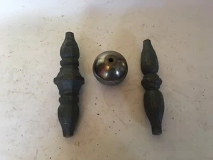 LOTE DE 3 Acabados de Cerca/Puerta de Hierro Forjado (F2) - Imagen 1 de 10