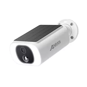 ANRAN 5MP WLAN Cámara de Vigilancia Exterior Batería Solar Giratoria Cámara IP Audio HD - Imagen 1 de 15