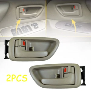 2pcs Inside Interior Door Handle Front + Rear Set for Toyota Sequoia 2001-2007 - Foto 1 di 10