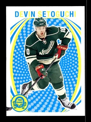 PWE READ stock photo . 2013-14 opc o-pee-chee retro #14 devin setoguchi - Image 1 of 2