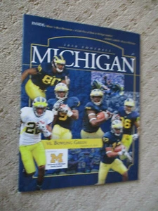 Programa de fútbol americano Michigan vs Bowling Green 2010 * - Imagen 1 de 2