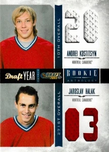 2011-12 Panini Rookie Anthology 2003 Draft Year Combos Montreal Kostitsyn Halak - Picture 1 of 2