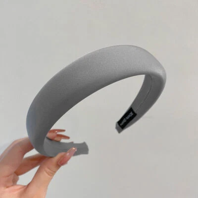 Diadema de esponja para mujer diadema acolchada esponja ancha aro para cabello accesorios↟ Foto 1 de 4