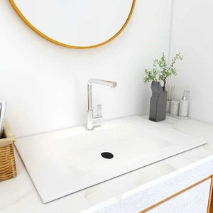 Built-in Wash Basin 29.5"x18.1"x5.1" SMC White - Picture 1 of 8