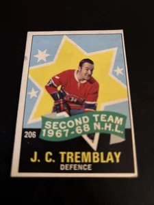 1968-69 OPC:#206 J.C. Tremblay All-Star - Bild 1 von 2