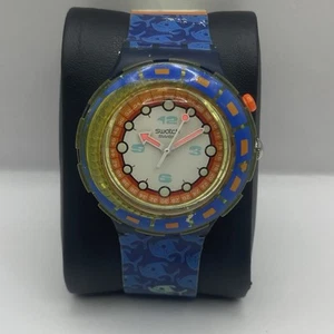 37mm Swatch Swiss Pluf Pluf Scuba Watch WR 200m Mens Untested Parts Repair - Picture 1 of 19