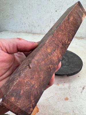 Burl de palo de rosa hondureño girando en blanco | Llamada de pato o juego | HRB 161 Foto 1 de 4