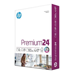 HP Premium24 8,5" x 11" Laserpapier 24 Pfund 100 Helligkeit 500 Blatt/Strom - Bild 1 von 7