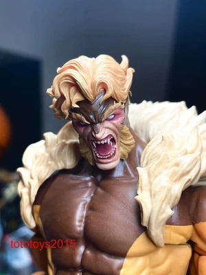 Cabeza de rugido de tigre 1:6 1:12 1:18 diente de sable esculpida para figura de acción de 12" 6" 3,75" Foto 1 de 4