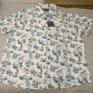 Eddie Bauer Fishing Shirt Men’s XXL Outdoor On The Go Moisture Wicking - NWT - - Picture 1 of 14