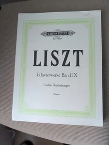 Liszt opere per pianoforte volume IX modifiche di canzoni - Foto 1 di 2