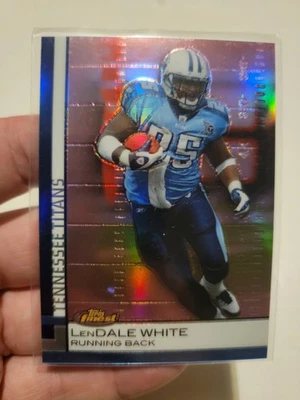 Topps Finest Lendale White Card Tennessee Titans Refractor/25 Insert Rare USC  - Image 1 of 2