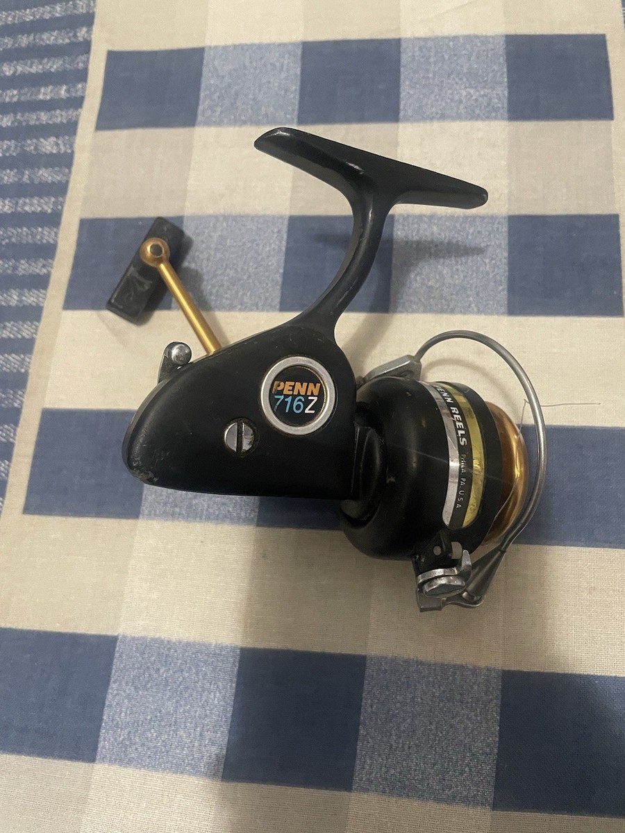 Penn SpinFisher 716zリール 替えスプール付き 中古 Penn 716Z スピニングリール MADE IN USA 取扱説明書 箱