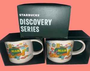 Starbucks Discovery Series Tasse Miami 2024 Kaffeetasse 2er Set Neu in OVP New - Bild 1 von 5
