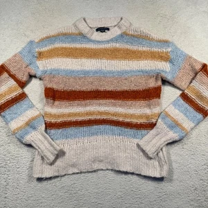 American Eagle Wool  Blend Striped Sweater Women's XS Multicolor Knit - Picture 1 of 6