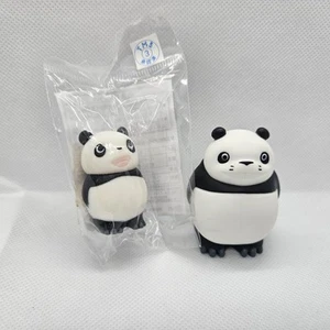 Panda! Go Panda! Panda Kopanda Hayao Miyazaki 2 PVC Finger Puppets TMS - Picture 1 of 8