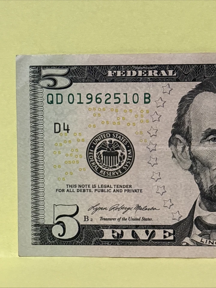 Special Date Dollar Note May 10 1962 - Image 1 of 4