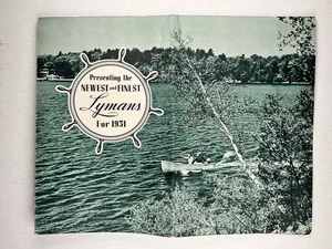 1951 Lymans neueste & feinste Boote - Vintage Bootfahren Verkaufsprospekt - Bild 1 von 5