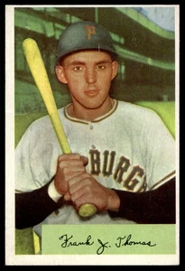 1954 Bowman Frank Thomas Rookie Pittsburgh Pirates #155 A1 - Picture 1 of 2