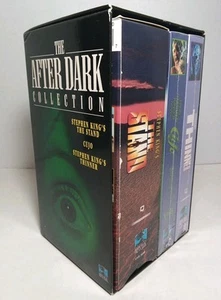 After Dark Collection VHS Box Set The Stand Cujo Thinner Stephen King, 2 Are NEW - Picture 1 of 14