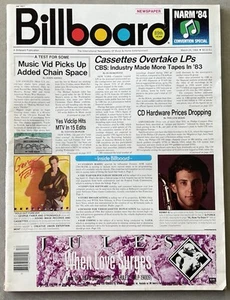 BILLBOARD Magazine VTG Issue - Mar 24, 1984 w/ Music Charts • NARM Convention - Picture 1 of 11