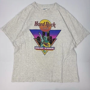 Vintage Hard Rock Cafe New York City Single Stitch Shirt NYC Size XL Made In USA - Picture 1 of 7