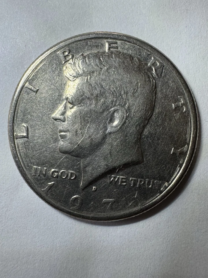 1971-D Kennedy 50C Half Dollar with RARE DDR ERROR on Lettering On Reverse - Image 1 of 4