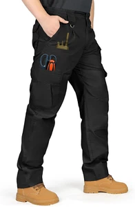 Pantaloni Da Lavoro Uomo Pantaloni Cargo Pantaloni Tattici Con Multi Tasca Panta - Foto 1 di 12