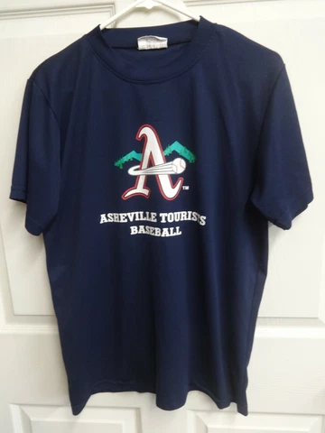 1990's MiLB Asheville Tourists SGA Pullover Baseball Jersey Men M Ortho Sponsor Cover