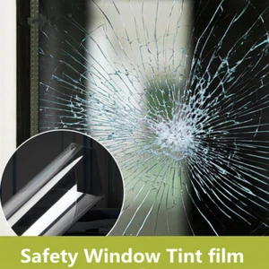 Safety Window Film House/Bank/Office Glass Sticker 60inx20in AU 2mil/4mil/8mil - Picture 1 of 12