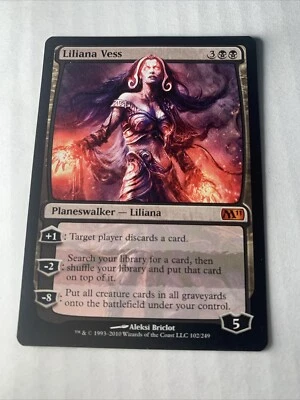 Liliana Vess - M11 Core Set 2011 - Black Mythic Planeswalker - MTG NM - Image 1 of 4