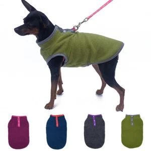 Pet Dog Clothes T Shirt Vest Clothing Puppy Cat Cute Fleece Costume Apparel ✜ - Picture 1 of 16