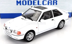 MCG 1/18 DIECAST 1990 FORD ESCORT MK4 MKIV RS TURBO S2 IN DIAMOND WHITE - Picture 1 of 7