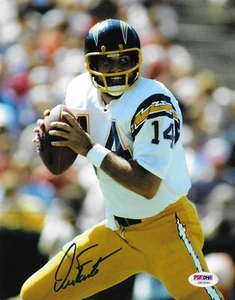 Dan Fouts San Diego Chargers Signed 8X10 Photo Autographed PSA/DNA COA HOF 30 - Picture 1 of 2
