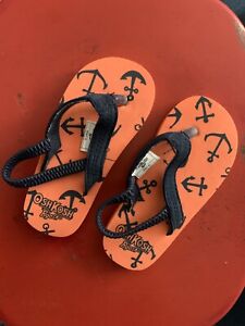 Oshkosh Sandal Orange Toddler Size m (7-8)