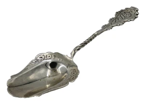 Antico cucchiaio olandese Tera Caddy in argento massiccio (1494/VNP) - Foto 1 di 7