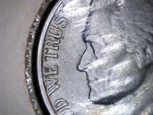 Errores de níquel de Jefferson 1960 - doble perfil, fecha, reversión de cúpula, letras - Imagen 1 de 7