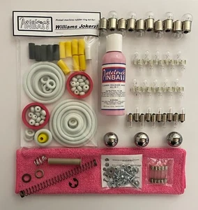 Kit de puesta a punto de mantenimiento de máquina de pinball Williams Jokerz 1988 - Imagen 1 de 3