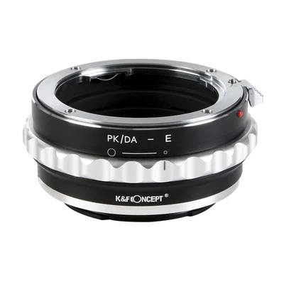 K&F Concept adapter for Pentax DA K mount lens to Sony E mount NEX A72 A9 KF-DAE - Image 1 of 4
