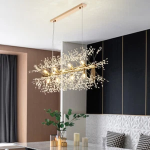 Kitchen Lamp Crystal Pendant Light Luxury Chandelier Lighting Bar Ceiling Lights - Picture 1 of 9
