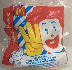 1998 McDonald's Happy Meal Under 3 Toy - Fisher Price White Horse - Picture 1 of 3