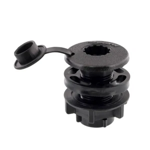 Scotty Compact Threaded Round Rod Holder Deck Mount Mounting Bracket w/Cap Cover - Picture 1 of 2