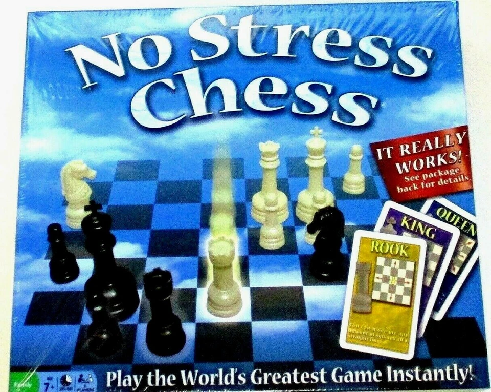 No Stress Chess Game - Learn to Play Chess by Winning Moves Games NEW - Image 1 of 2