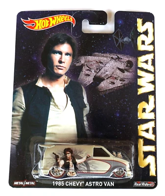 Pop Culture Hot Wheels 2015 - Chevy® Astro Van 1985 - Star Wars Hans Solo Foto 1 de 4