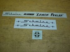 Schwinn Approved Stingray Lemon Peeler Coaster Brake Krate Bicycle  Decal Set