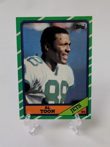 1986 Topps Football - Al Toon  #101 Rookie Card - Jets