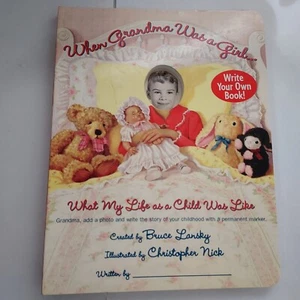 When Grandma Was A Girl Bruce Lansky Family Memory Book add photos your story - Picture 1 of 12