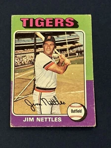1975 Topps Mini Jim Nettles #497 Detroit Tigers (D) - Picture 1 of 2